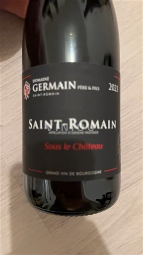 Burgundsko Saint-Romain Domaine Germain Père & Fils Sous le Château 2023