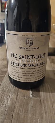 Languedoc Pic-saint-loup Maison Fortant Sélections Parcellaires 2020