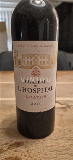 Bordeaux Graves Château L'Hospital 2014