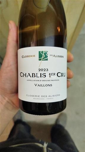 Bourgogne Không được chỉ định Premier Cru Closerie des Alisiers Vaillons 2023