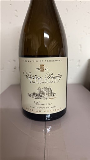 Borgoña Pouilly-fuissé Château Pouilly 1551 2023