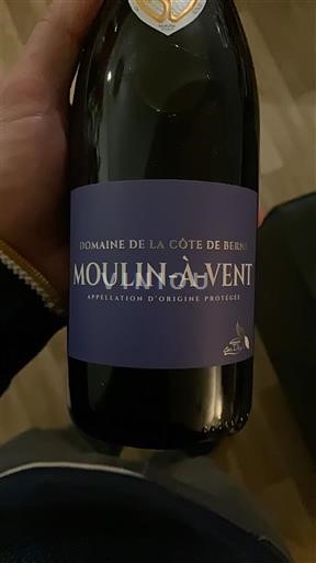Beaujolais Moulin-à-vent Domaine La Côte de Berne 2020