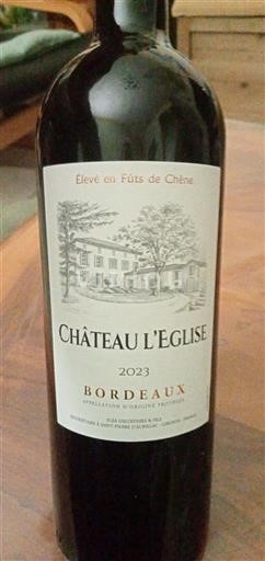 Bordeaux Château L'Eglise 2023