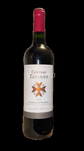 Vinos Rouge sec Château Teysson 2018 Francia Burdeos Lalande-de-Pomerol AOC
