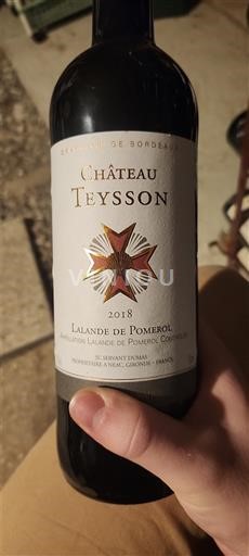 Bordeaux Lalande-de-pomerol Château Teysson 2018