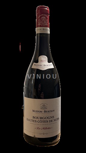 Burgundi Beaunen Ylämaat Nuiton-Beaunoy Les Millottes 2022