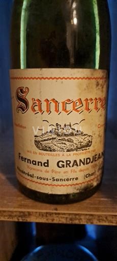 Loire Valley Sancerre Fernand Grandjean 1981