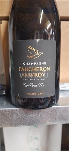 Champagne Sâm-panh Grand Cru Faucheron Gavroy Pur Pinot Noir Không niên vụ