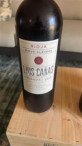 La Rioja Rioja Luis Cañas Crianza 2021