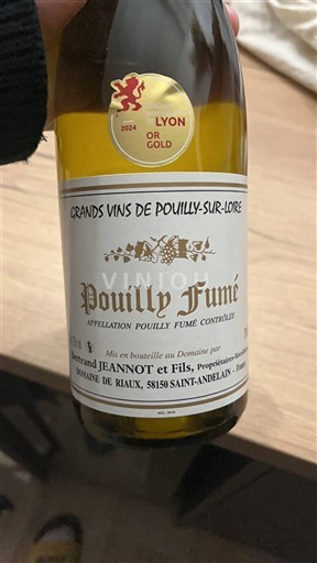 Dolina Loare Pouilly-fumé Domaine Riaux 2023