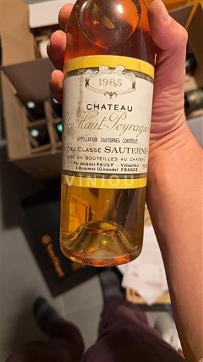 Bordeaux Sauternes Cru Classé Château Les Haut-Bergeron 1985