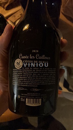 Sud-Ouest Côtes-de-duras Château Les Cailloux les Cailloux 2020