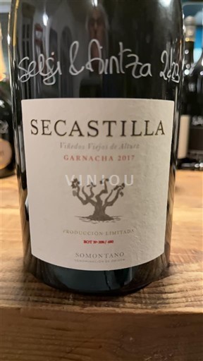 Aragon Somontano Secastilla 2017