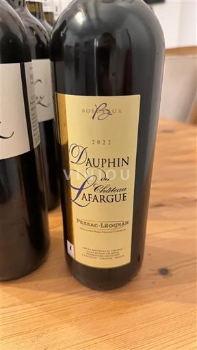 Bordeaux Pessac-Léognan Château Lafargue Dauphin de Château Lafargue 2022