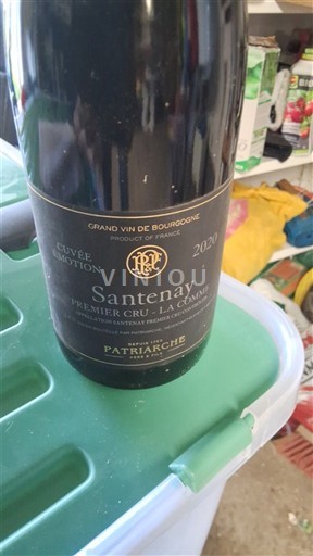 Burgund Santenay Premier Cru Patriarche Émotion 2020