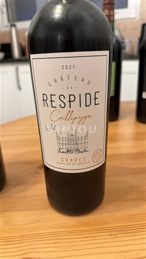 Bordeaux Graves Château Respide Callipyge 2021