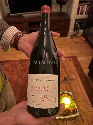Burgundi Mercurey Premier Cru Maison Chapelle Les Pièces 2024