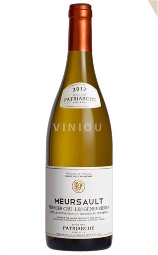 Burgund Meursault Premier Cru Patriarche Premier Cru Les Genevrières 2017