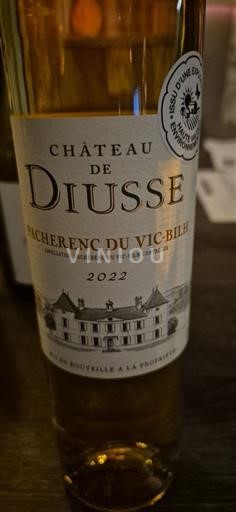 Lounais-Ranska Pacherenc-du-vic-bilh Château Diusse 2022