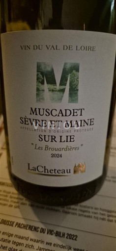 Loire Valley Muscadet Sèvre et Maine LaCheteau Les Brouardières 2024