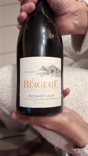 Langvedok Pic-saint-loup La Bergerie de Fenouillet Les Clapàs 2018