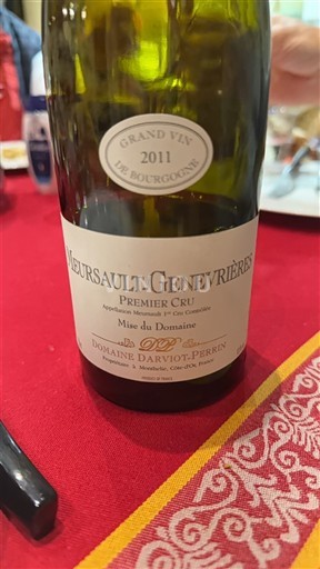 Borgonha Não especificado Premier Cru Domaine Darviot-Perrin 2011