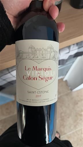 Burdeos Saint-Estèphe Calon Ségur Le Marquis de Calon Ségur 2017