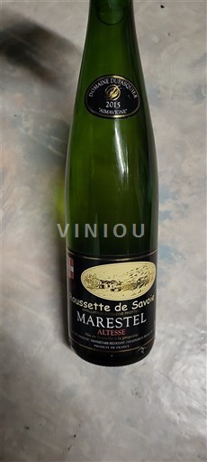 Saboia e Bugey Roussette de Savoie Domaine Pasquier Marestel 2015