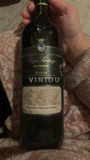 La Rioja Rioja Marques de la Concordia Travel Collection Reserva 2018