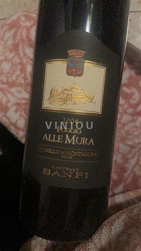 Toscane Brunello di Montalcino Castello Banfi Poggio alle Mura 2004