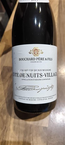 Burgundy Côte de Nuits Villages Bouchard Père & Fils 2019