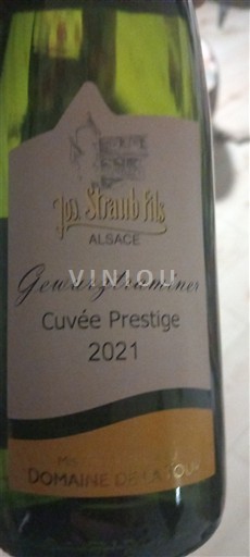 Alsace Jos. Straub Fils Prestige 2021