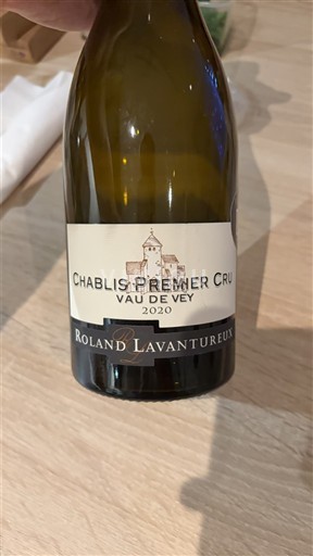 Borgoña Chablis Premier Cru Roland Lavantureux Vau de Vey 2020