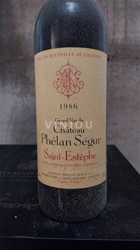 Бордо Сен-Естеф Château Phélan Ségur 1986