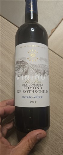 Bordeaux Listrac-Médoc Domaine Les Près des Domaines Edmond de Rothschild 2014