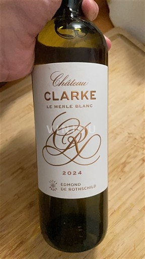 Bordéus Château Clarke Le Merle Blanc 2024