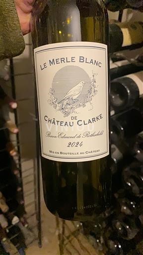 Bordeaux Château Clarke Le Merle Blanc 2024