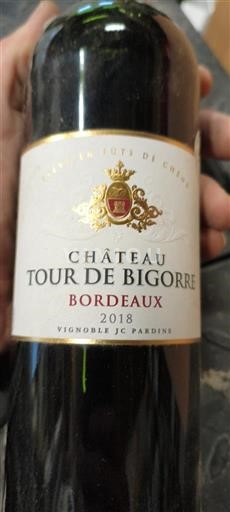 Bordeaux Château Tour de Bigorre 2018