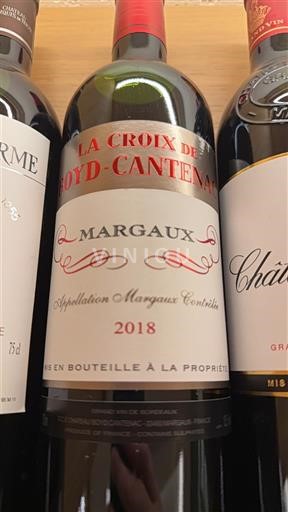 Bordeaux Margaux La Croix de Boyd-Cantenac 2018