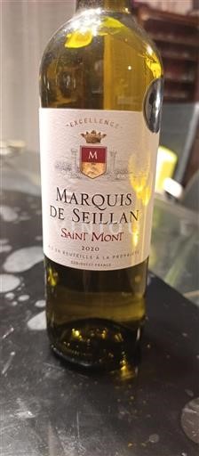 Sud-Ouest Saint-Mont Marquis de Seillan Excellence 2020