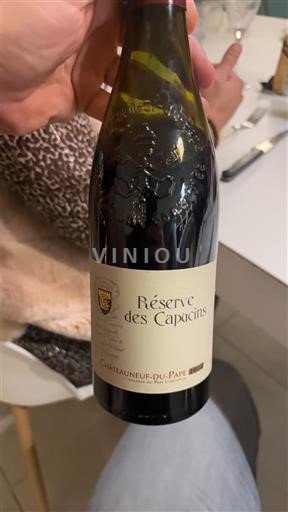 Rhônen laakso Châteauneuf-du-Pape Réserve des Capucins Ei vuosikertaa