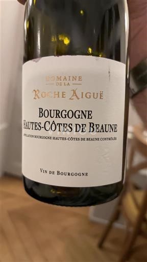Bourgogne Hautes Côtes de beaune Domaine La Roche Aiguë 2023