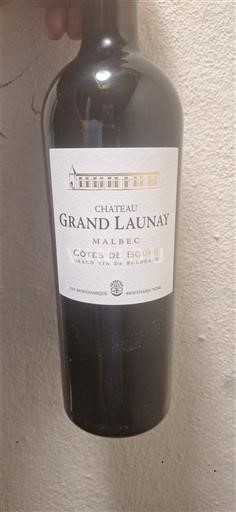 Burdeos Côtes-de-bourg Château Grand Launay Malbec Sin añada