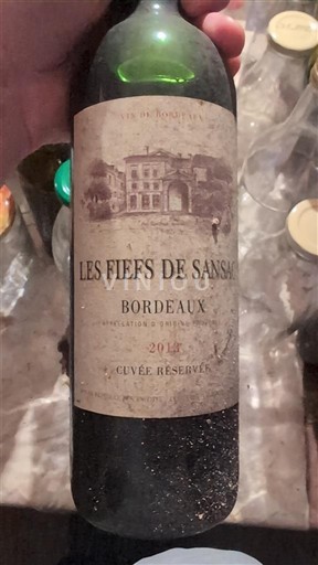 Burdeos Bordeaux Les Fiefs de Sansan Réservée 2013