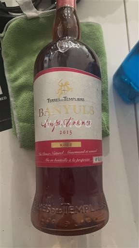 Roussillon Banyuls Terres des Templiers Impertinence 2015