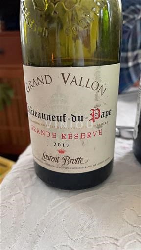 Thung lũng Rhône Châteauneuf-du-pape Grand Vallon Grande Réserve 2017