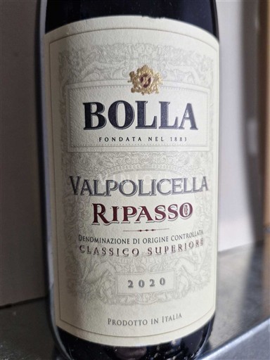 Venetien Valpolicella Ripasso Bolla Ripasso 2020
