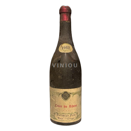 Valle del Rodano Côtes-du-Rhône Dalmier Fils 1957