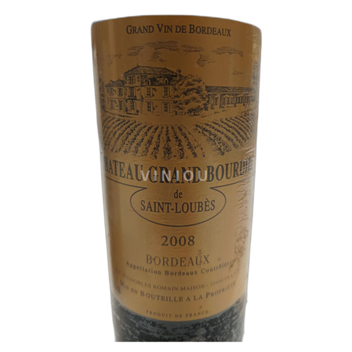 Bordeaux Chateau Grand Bourdieu de Saint-Loubès 2008