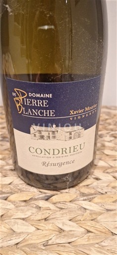 Thung lũng Rhône Condrieu Domaine Pierre Blanche Résurgence 2022